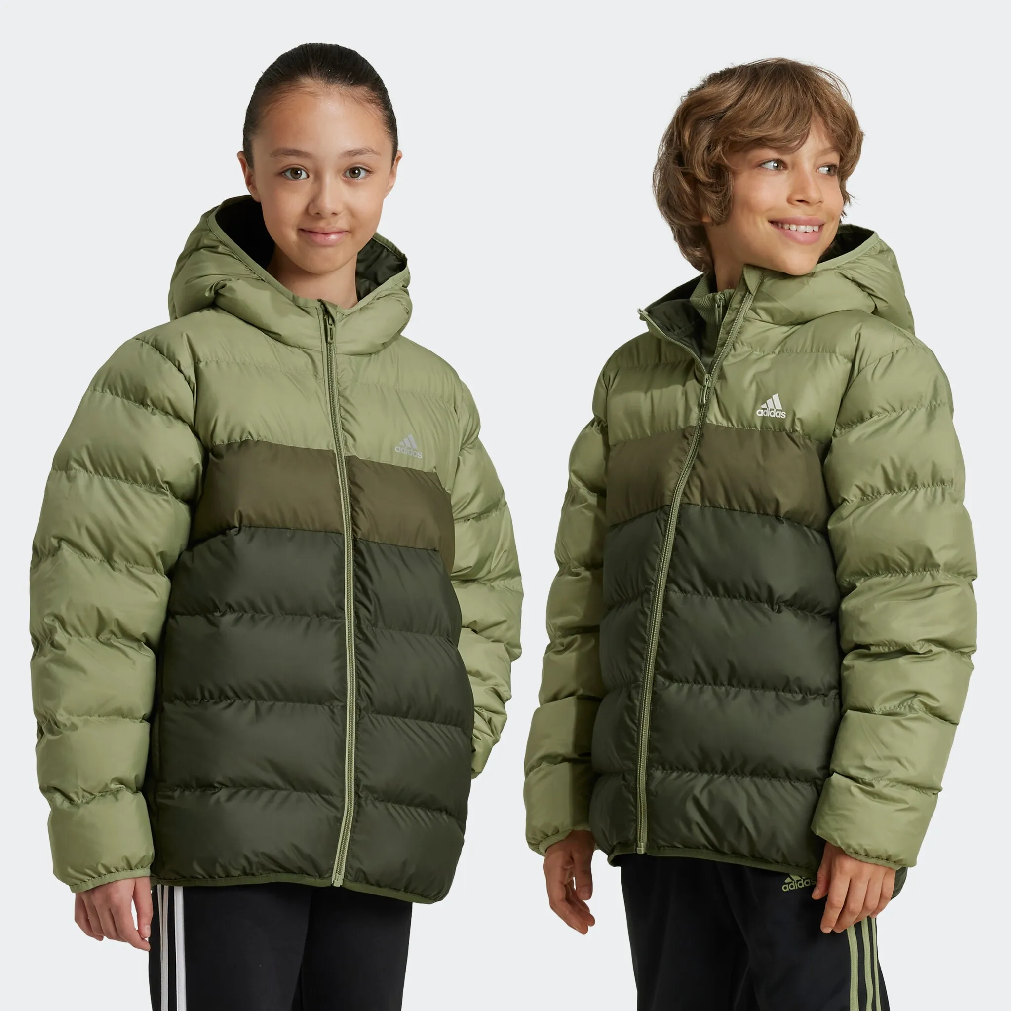 

Adidas Спортивная куртка для активного отдыха "J SD JKT" Adidas Sportswear, цвет Tent Green / Olive Strata / Night Cargo