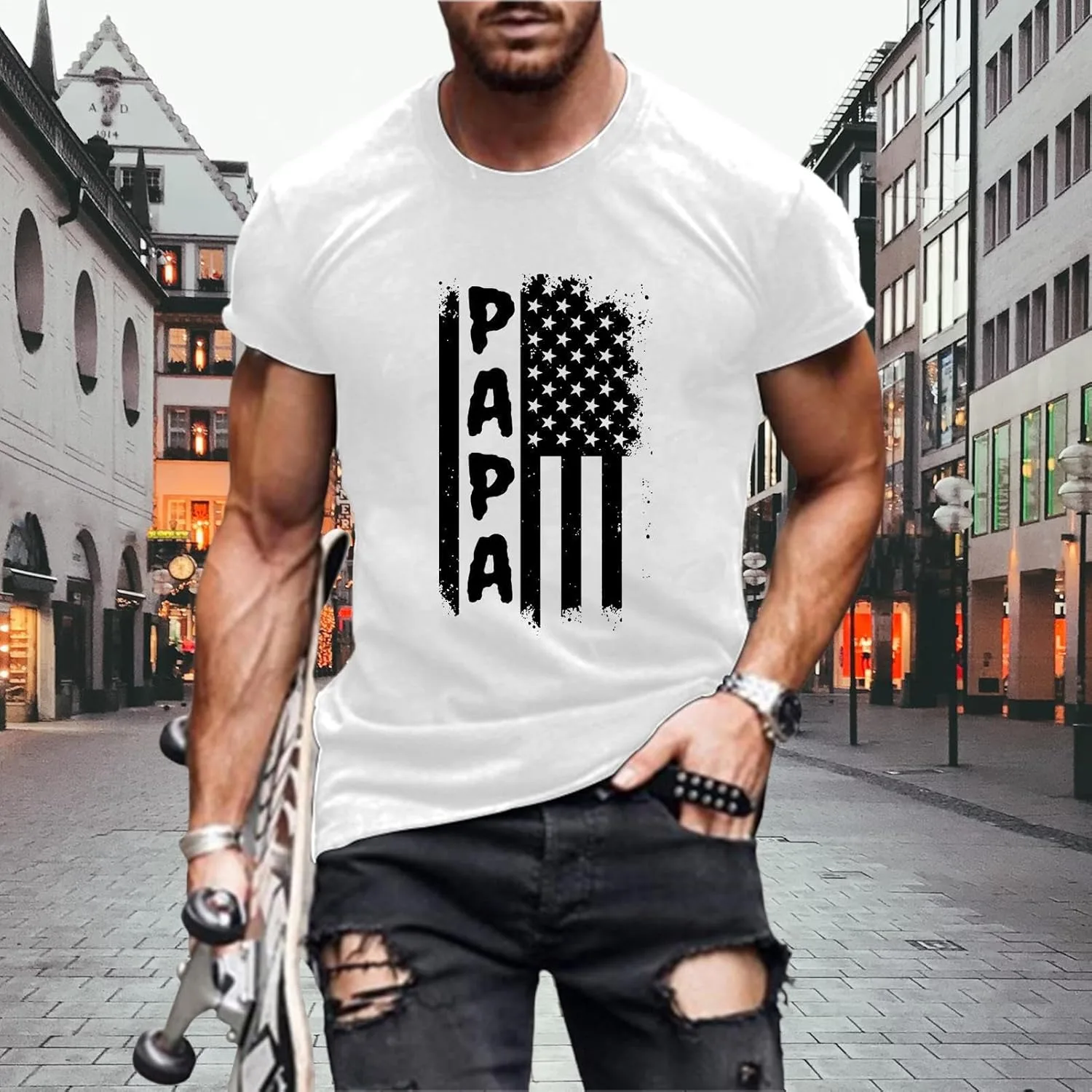 Футболка Papa Shirts для дедушки | Casual, влагоотводящая — фото 3