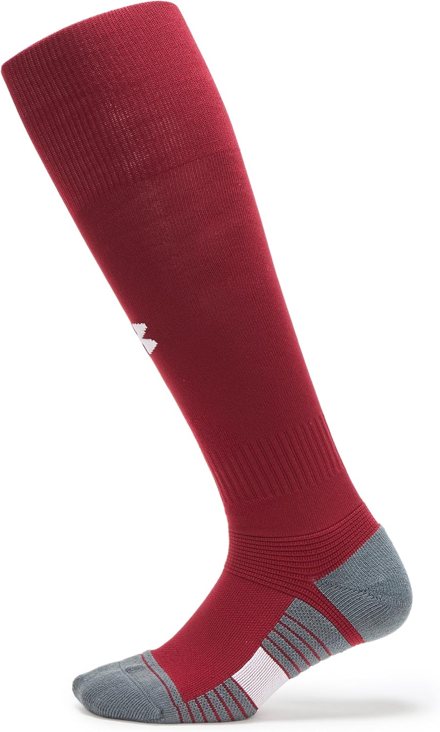 

Under Armour Unisex Magnetico носки до икры, (625) Cardinal/Pitch Gray/White