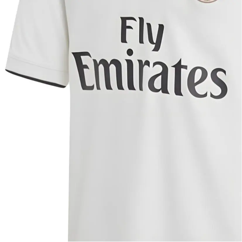 Adidas Футболка Real Madrid белая для подростков — фото 4