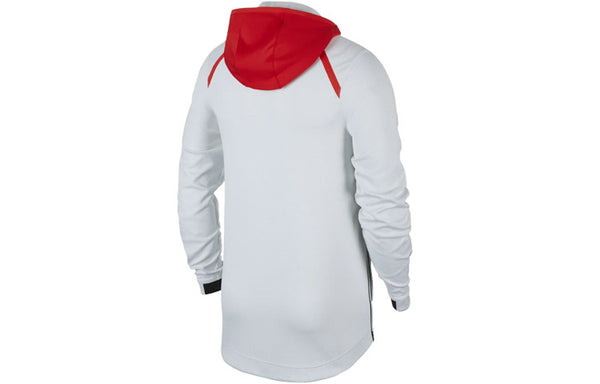 Куртка china therma flex showtime china team basketball hoodie white Nike, белый — фото 2