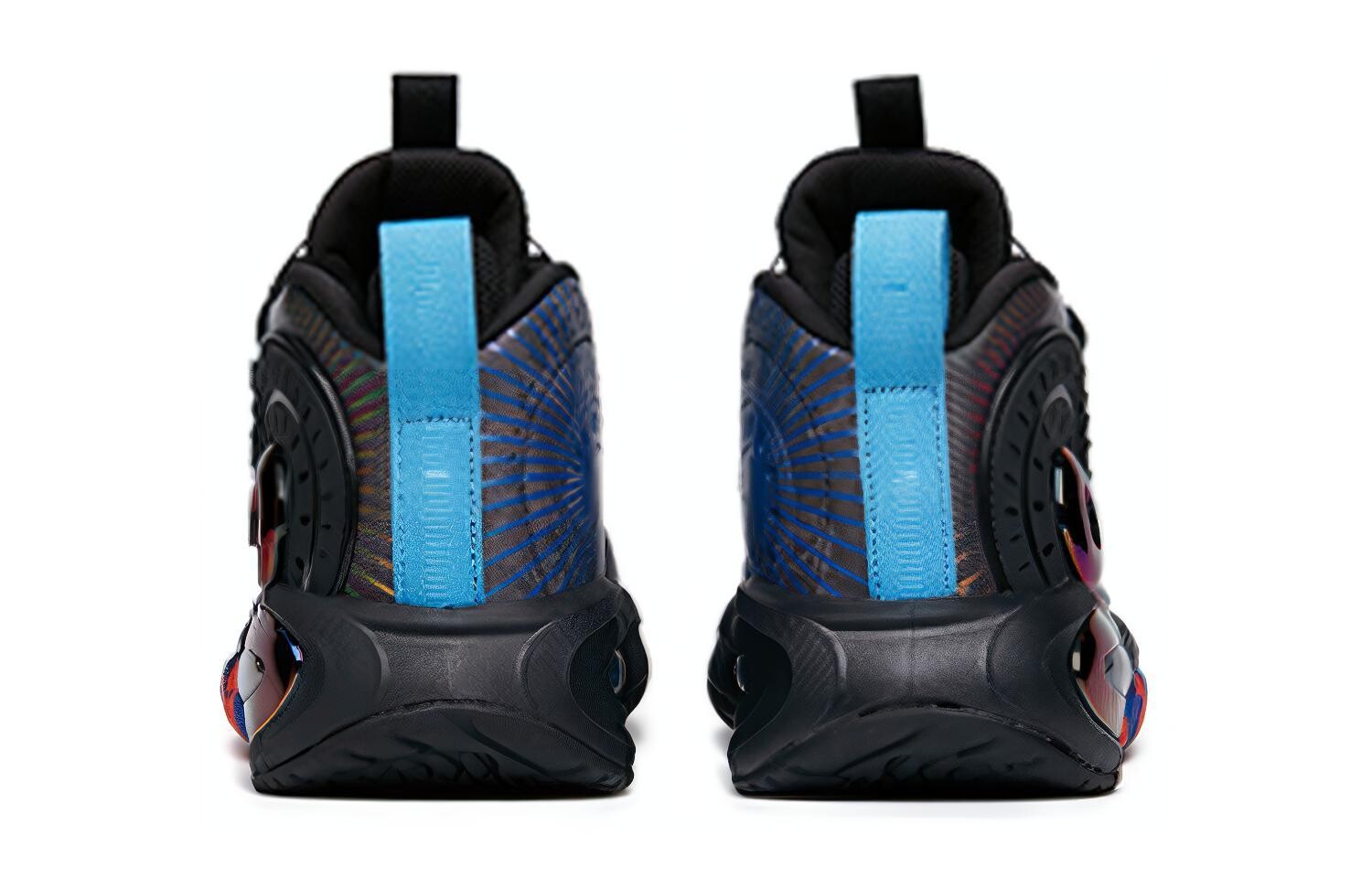 Кроссовки Anta kids Kids Lifestyle Shoes GS Mid-top Black/Blue — фото 4