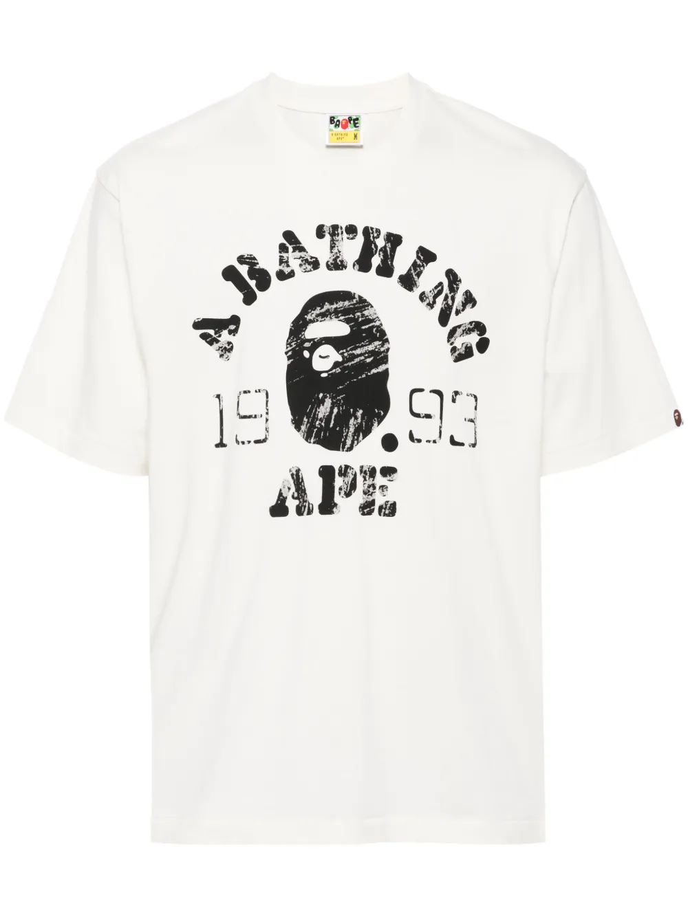 

Футболка с принтом A BATHING APE, нейтральный
