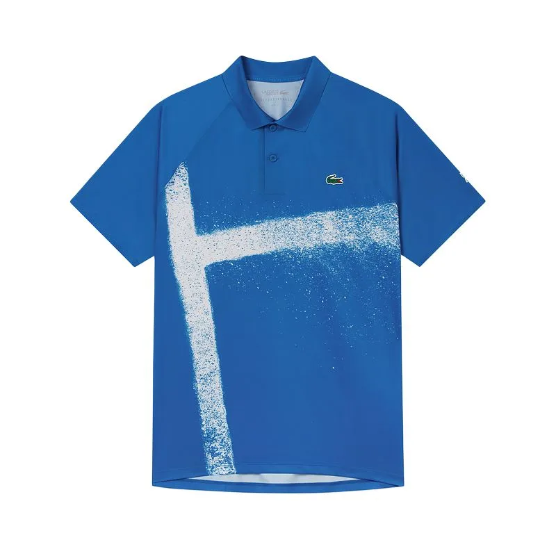 Футболка-поло мужская с воротником-поло LACOSTE, bamboo зеленый — фото 4
