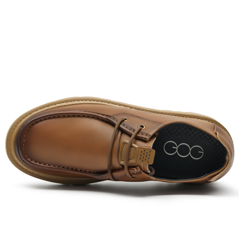 Туфли мужские Men"s Casual Men Low-Top Gog, коричневый — фото 4