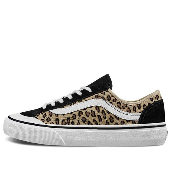

Кроссовки style 36 decon sf 'black white leopard' Vans, черный