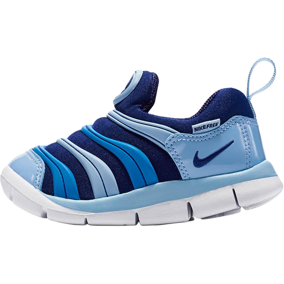 

Nike Детские низкие дышащие износостойкие кроссовки Dynamo Free синего цвета для младенцев и малышей