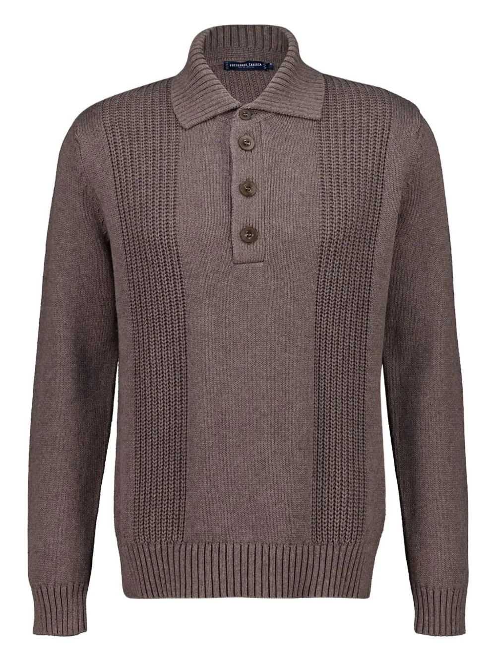 

Рубашка-поло с длинными рукавами Romano Frescobol Carioca, коричневый