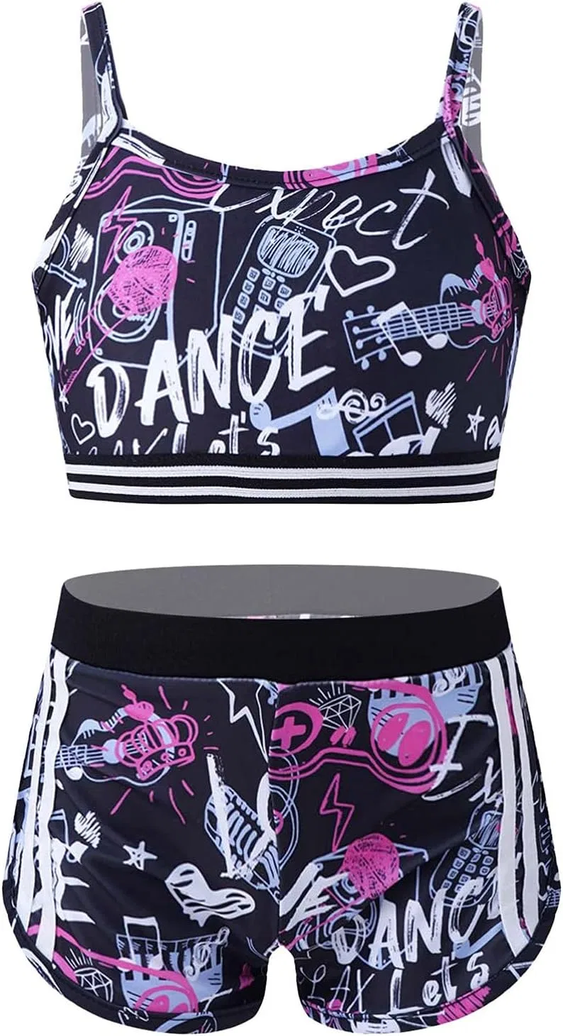 Детский спортивный костюм с вышивкой снежинка Alvivi, Black&Rose Red