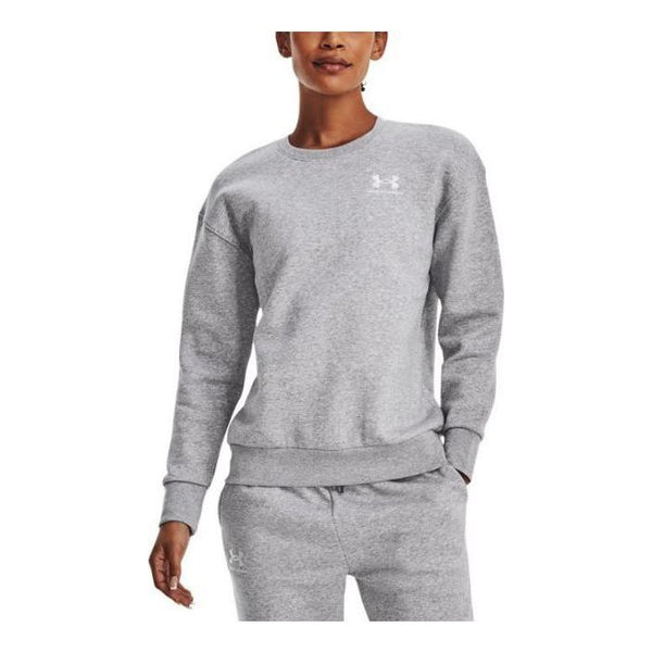

Свитер essential fleece crew sweatshirt 'grey' Under Armour, серый