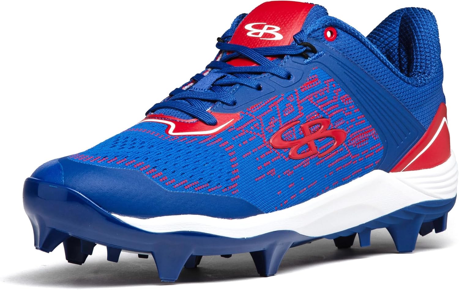 

Мужские бутсы Boombah Viper Pureknit с литой подошвой - Status - Разные цвета - Разные размеры, красный/синий