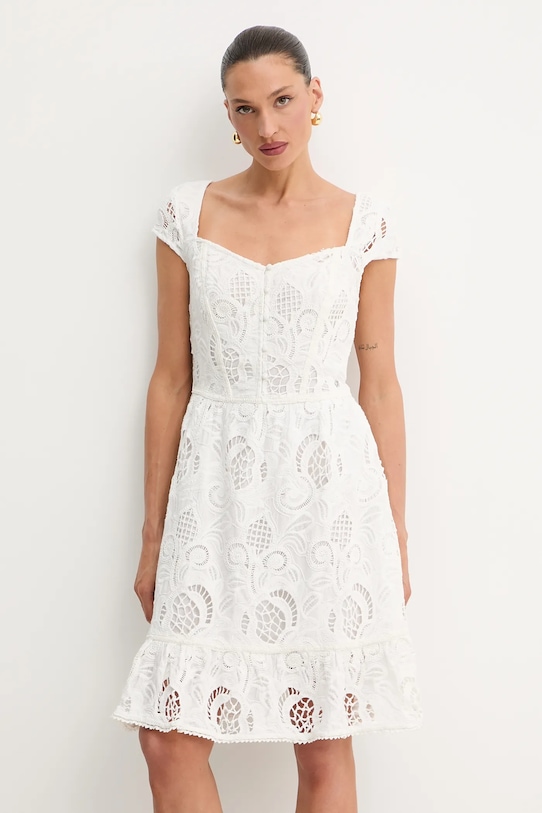 

Хлопковое платье DOMITILLA Guess, белый