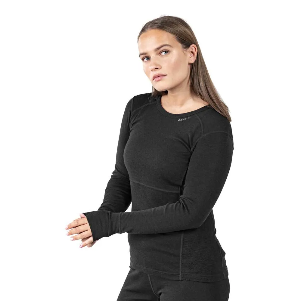 

Лонгслив DEVOLD OF NORWAY Lauparen Merino 190, черный
