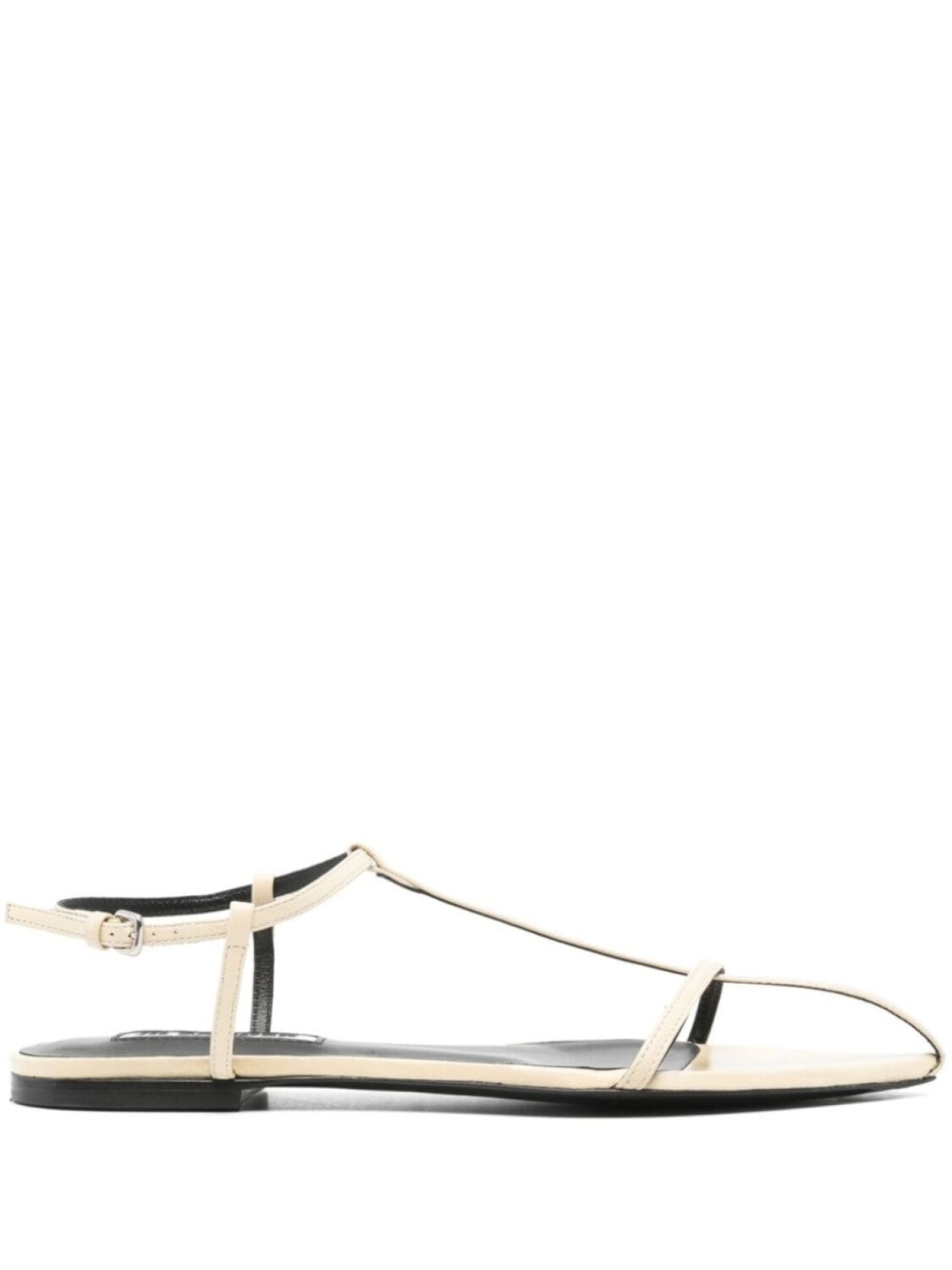 Jil Sander кожаные сандалии, нейтральный цвет