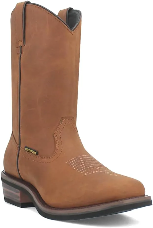 

Мужские рабочие ботинки Dan Post Las Cruces 12 дюймов водонепроницаемые с композитным носком - черные, коричневый