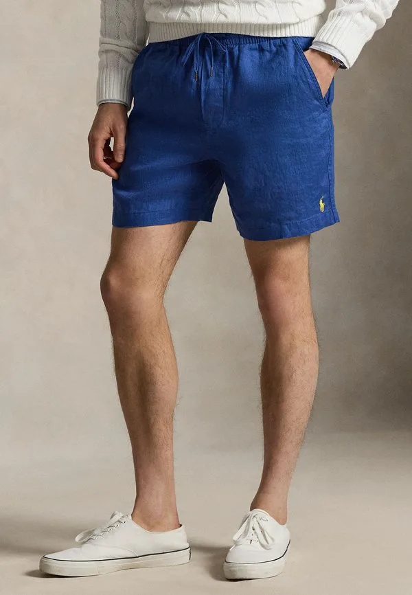 6-Дюймовые короткие шорты из льна в стиле поло преппстер Polo Ralph Lauren, Dusty Azure