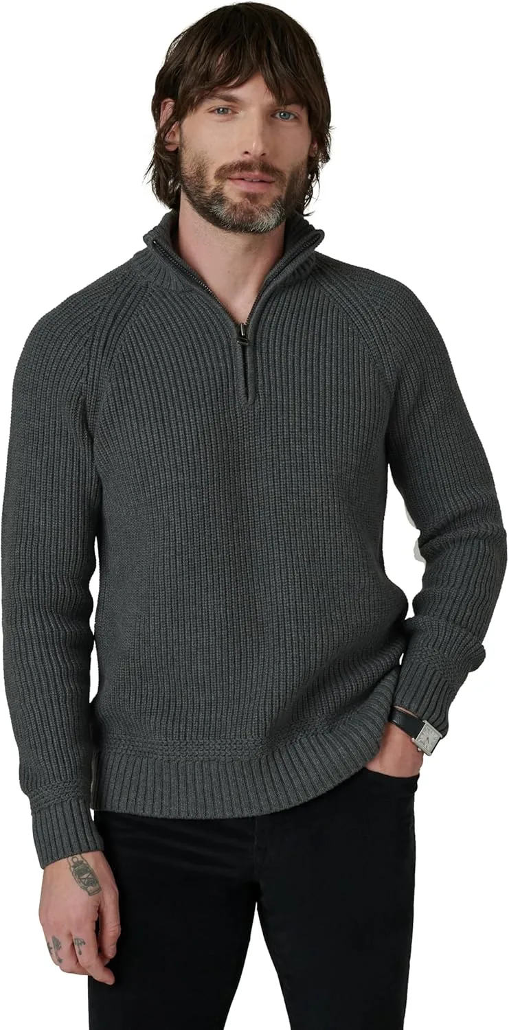 

Джо Менс Арчи Свитер с Высоким Воротником и Застежкой на Четверть Joe's