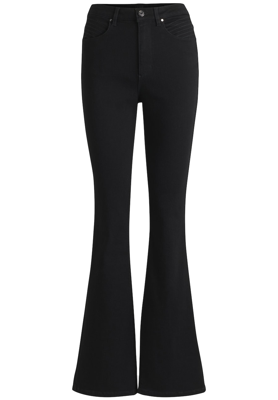 

Расклешенные джинсы BOSS Rosa, черный