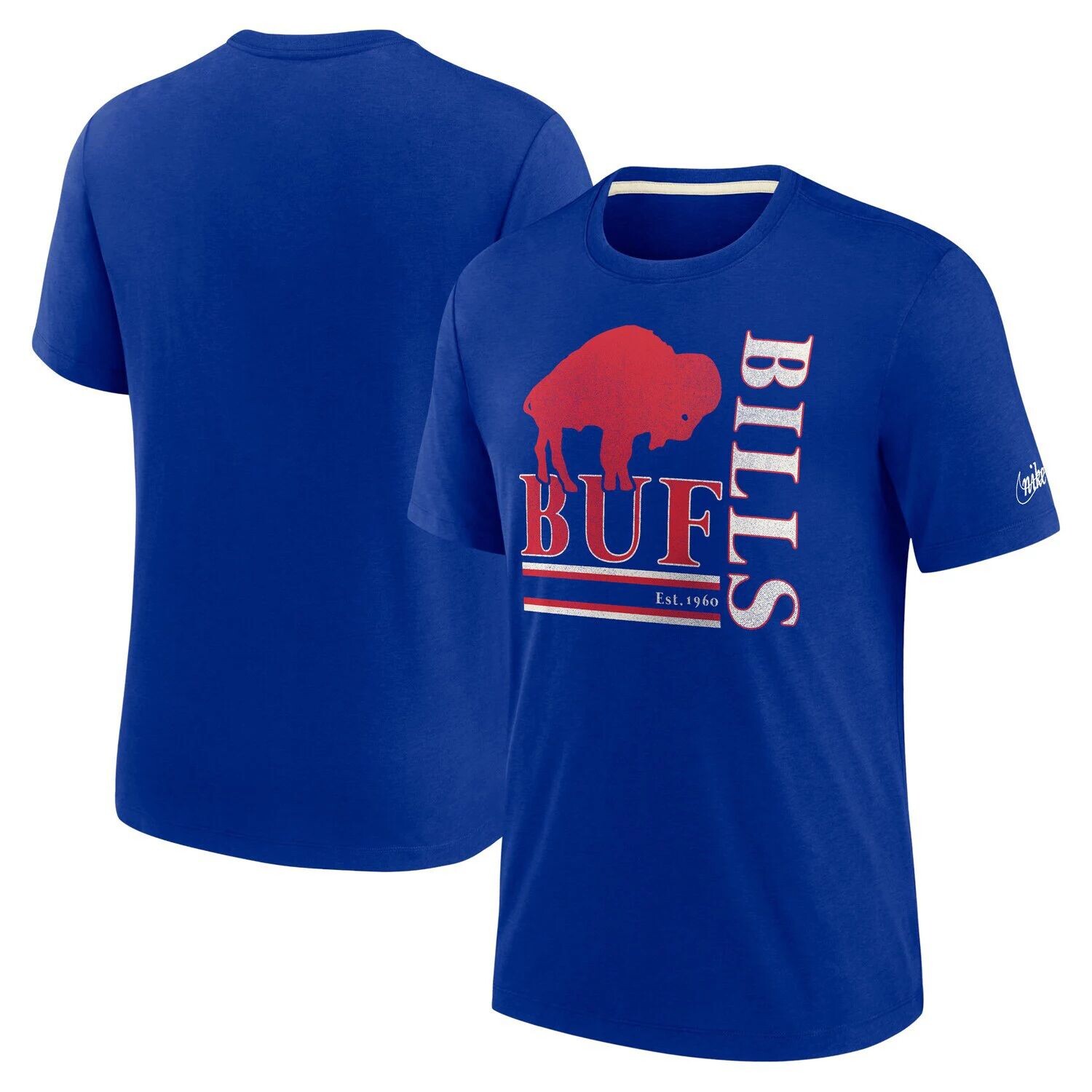 

Мужская футболка Tri-Blend с логотипом Royal Buffalo Bills Nike