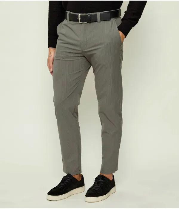 Брюки чинос Chino-Tapered-DS-10 tapered fit Boss Orange, серый