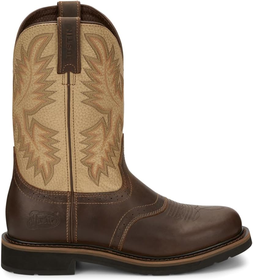 

Мужские ботинки Justin Boots Superintendent, 28 см, коричневый/золотой