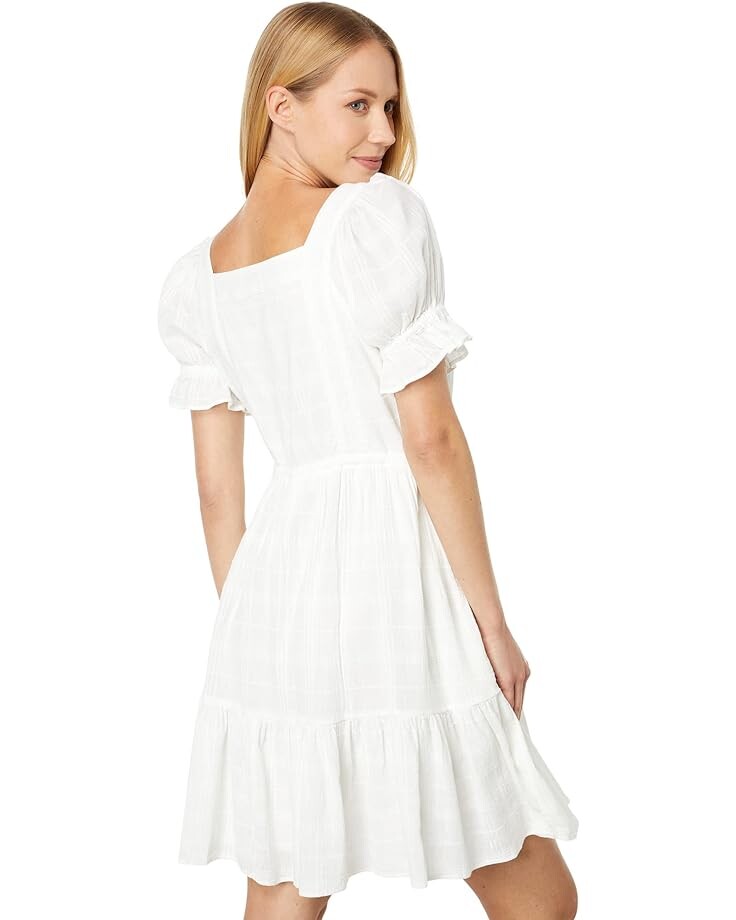 

Платье Madewell Puff-Sleeve Drawstring Mini Dress, цвет Lighthouse