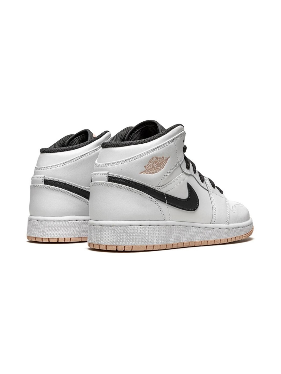 Jordan Kids кроссовки Air Jordan 1 Mid GS, белый — фото 3