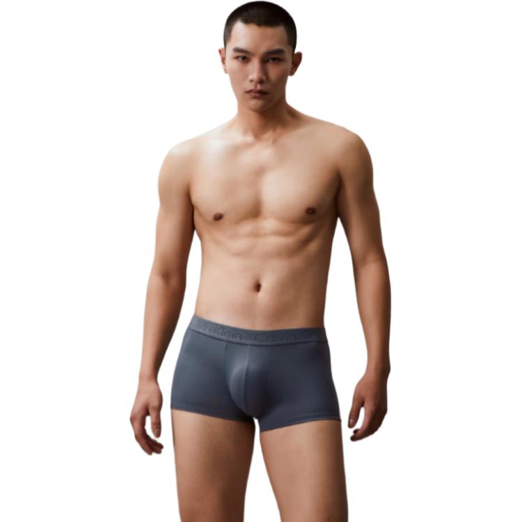 CALVIN KLEIN Трусы мужские 3 шт, 3 шт (Космический черный+Кокосовый серый+Мраморный серый) — фото 3