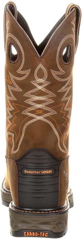 Водонепроницаемые ботинки Georgia Boot Carbo-Tec LT на подъем, 10 Wide Brown — фото 3