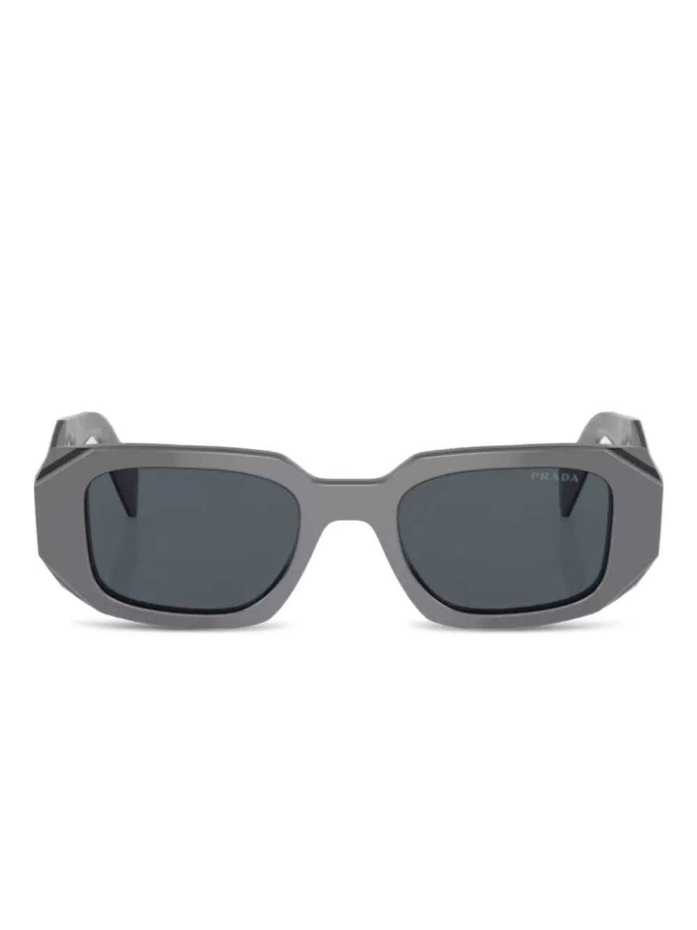 

Солнцезащитные очки Symbole с геометрическим заушником Prada Eyewear, серый