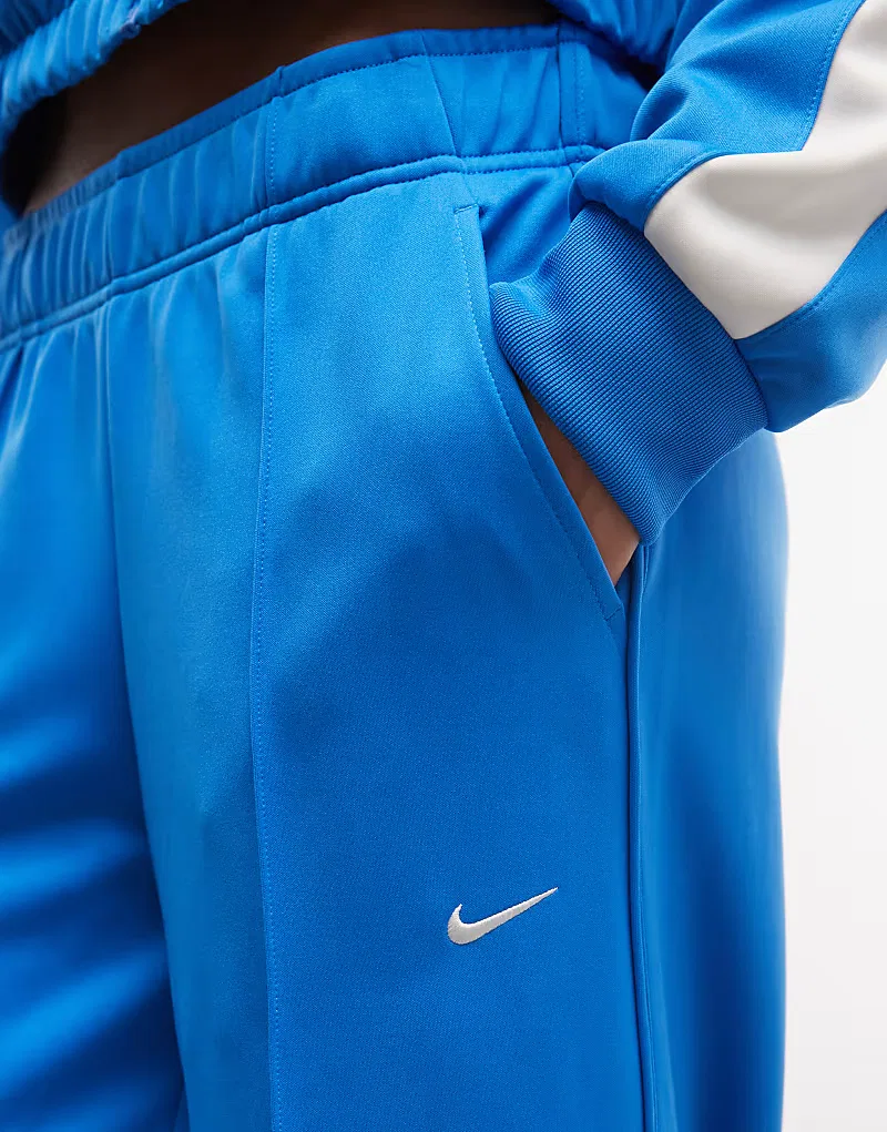 Спортивные брюки Nike Street с широкими штанинами, сине-белый — фото 3