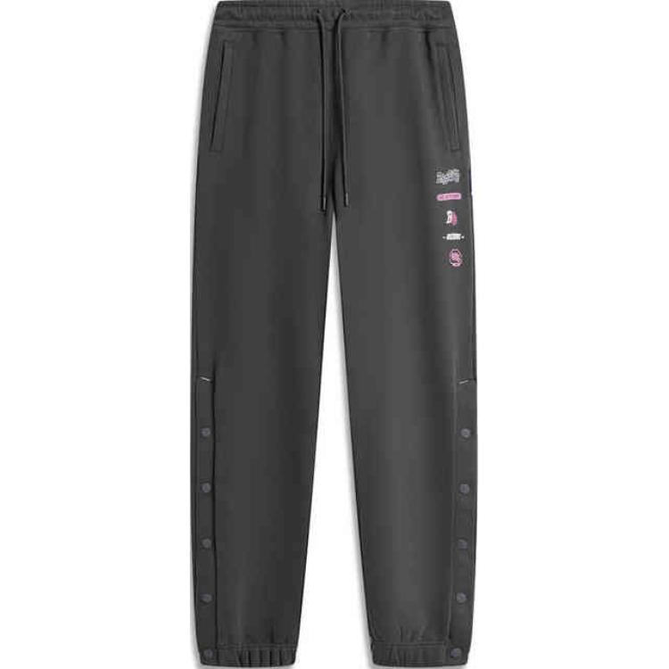 

Трикотажные спортивные штаны для баскетбола LiNing Obsidian Gray
