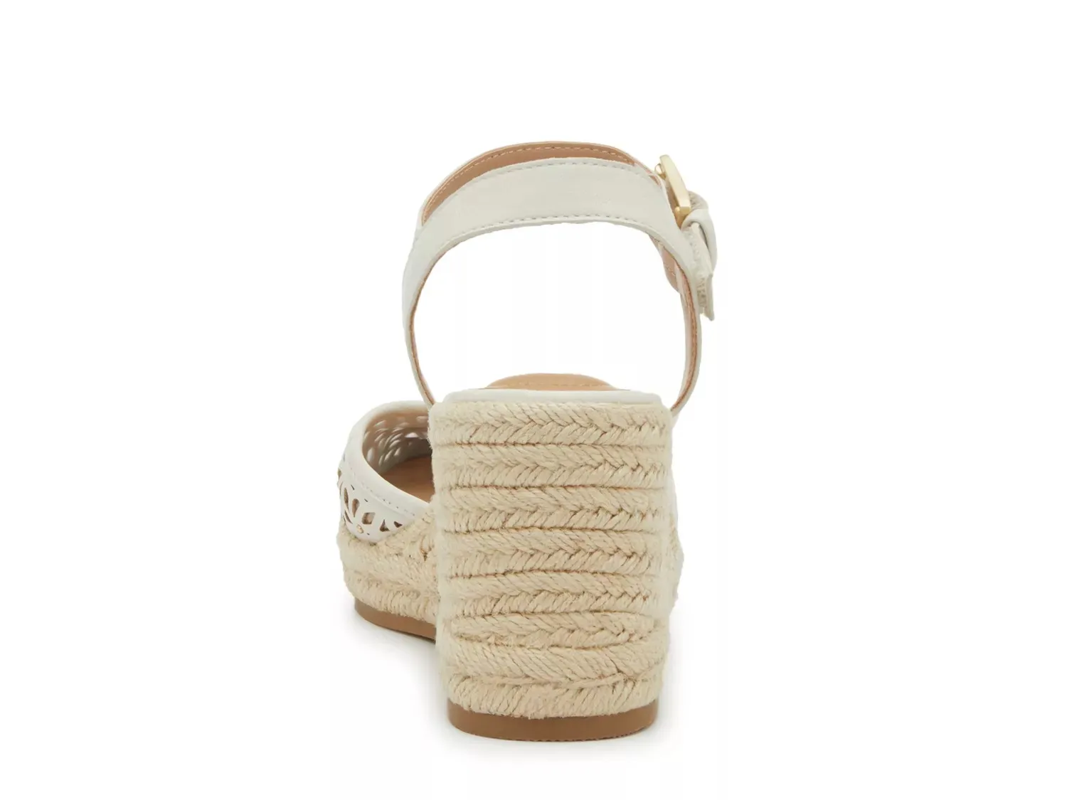 Сандалии Hush Puppies Rottie Espadrille на танкетке, цвет меловой белый — фото 4