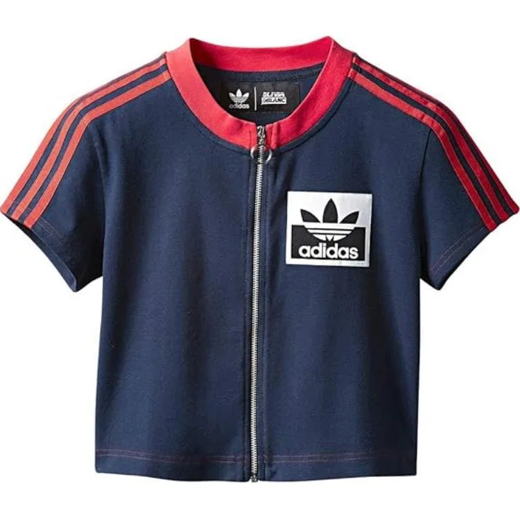 Футболка Regular T Shirt Women's Navy Blue Adidas Originals