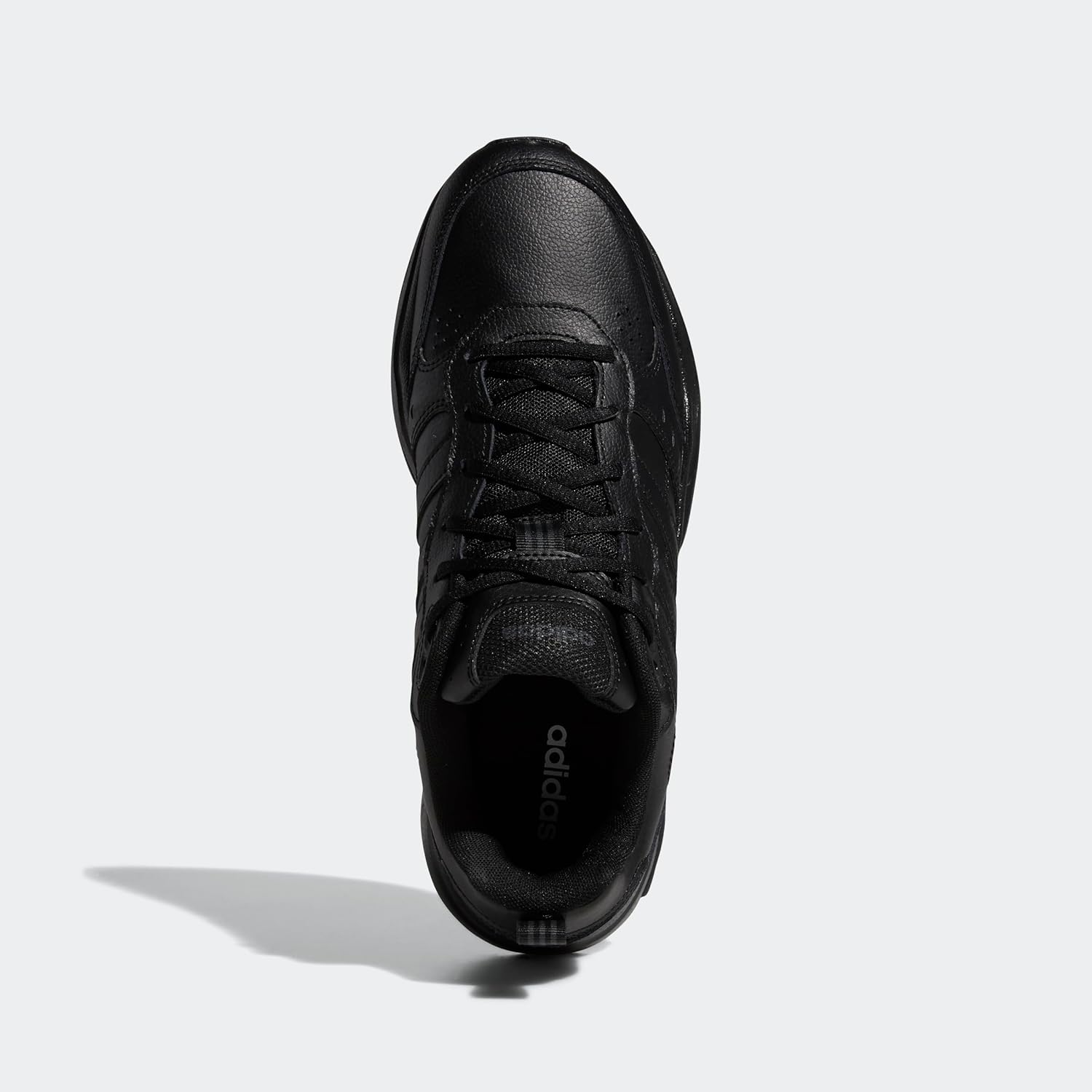 Мужские кроссовки adidas Strutter с широким облеганием для классического повседневного стиля, черный — фото 4