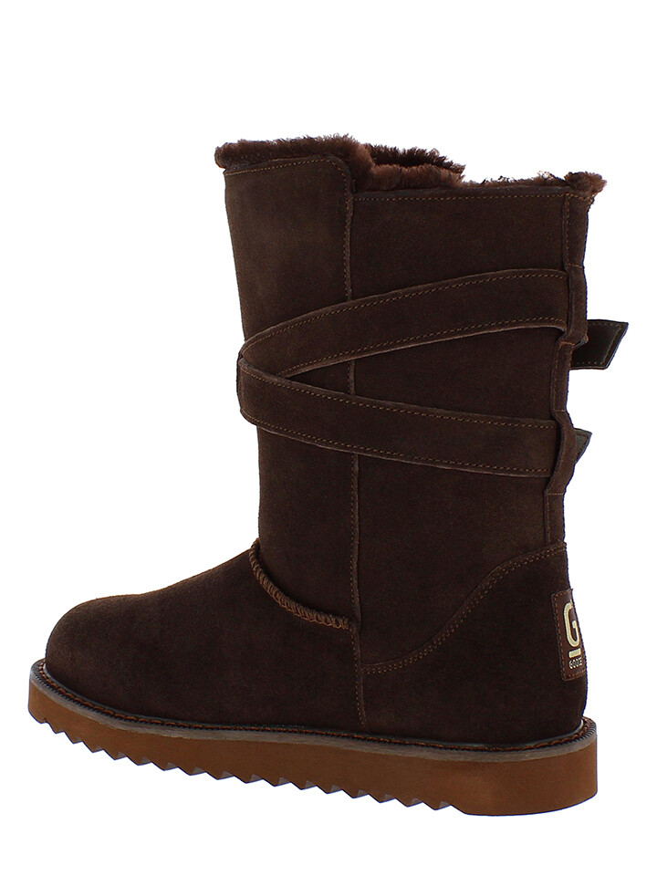 Ботинки Gooce Leder Winterstiefel Huntspill Waterproof, цвет Dunkelbraun — фото 3