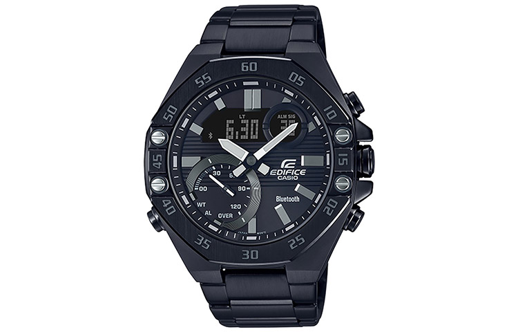 

CASIO Часы Men EDIFICE Black Watch ECB-10DC-1A, Black Dial