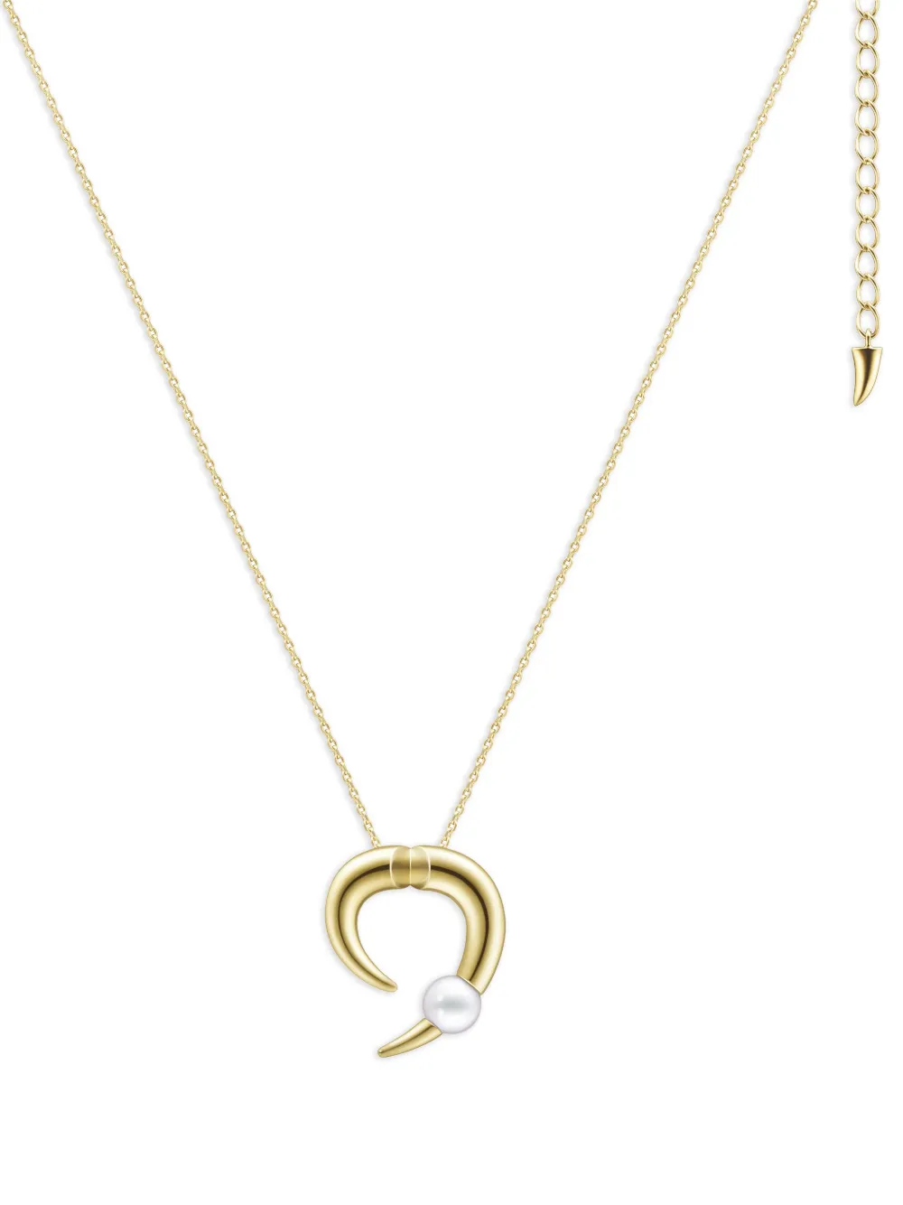 

Золотое колье Collection Line Danger Horn с жемчугом TASAKI, золотой