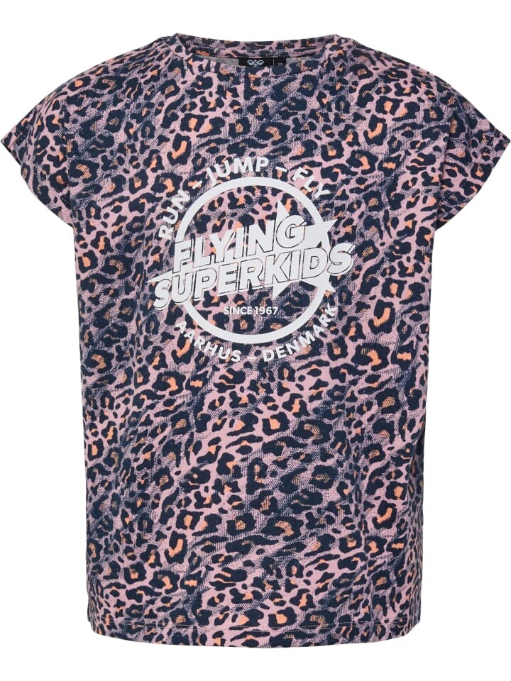 

Футболка Hummel S/S Hmlfsk Mädchen, цвет black iris/zephyr