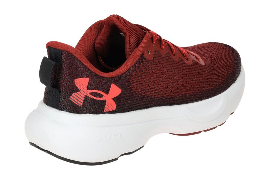 Спортивные кроссовки Under Armour Infinite красные черные мужские 3027523 — фото 4
