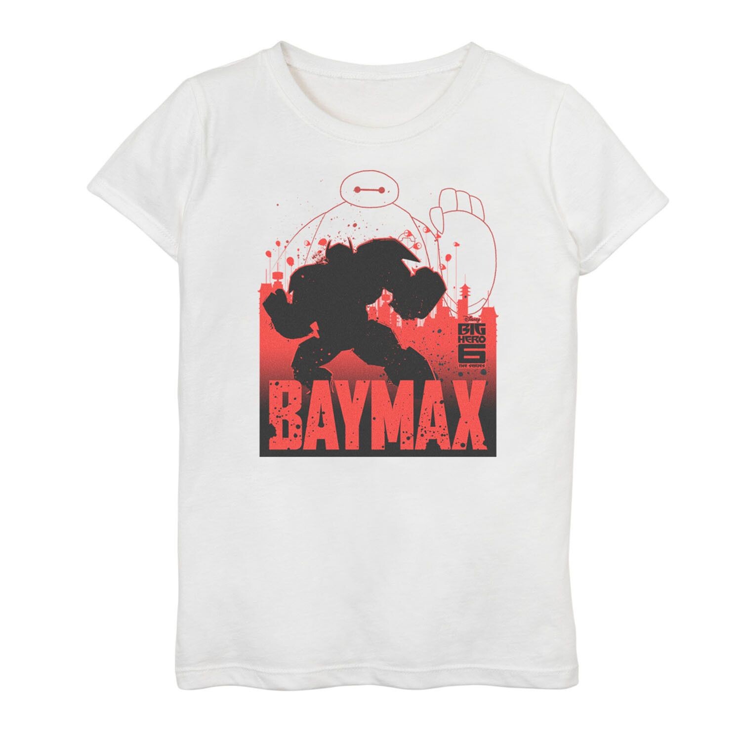 

Футболка Baymax «Дуэт из сериала Disney's Big Hero 6» для девочек 7–16 лет Licensed Character