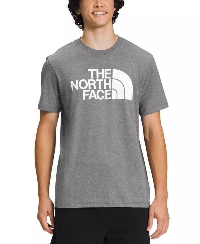 

Мужская футболка с полукупольным логотипом The North Face, зеленый