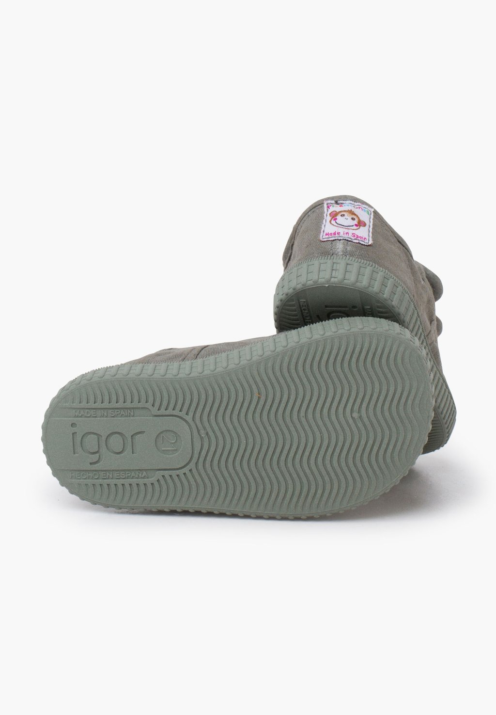 Низкие кеды ZAPATILLAS BAREFOOT PISO AL TONO IGOR, зеленый — фото 3