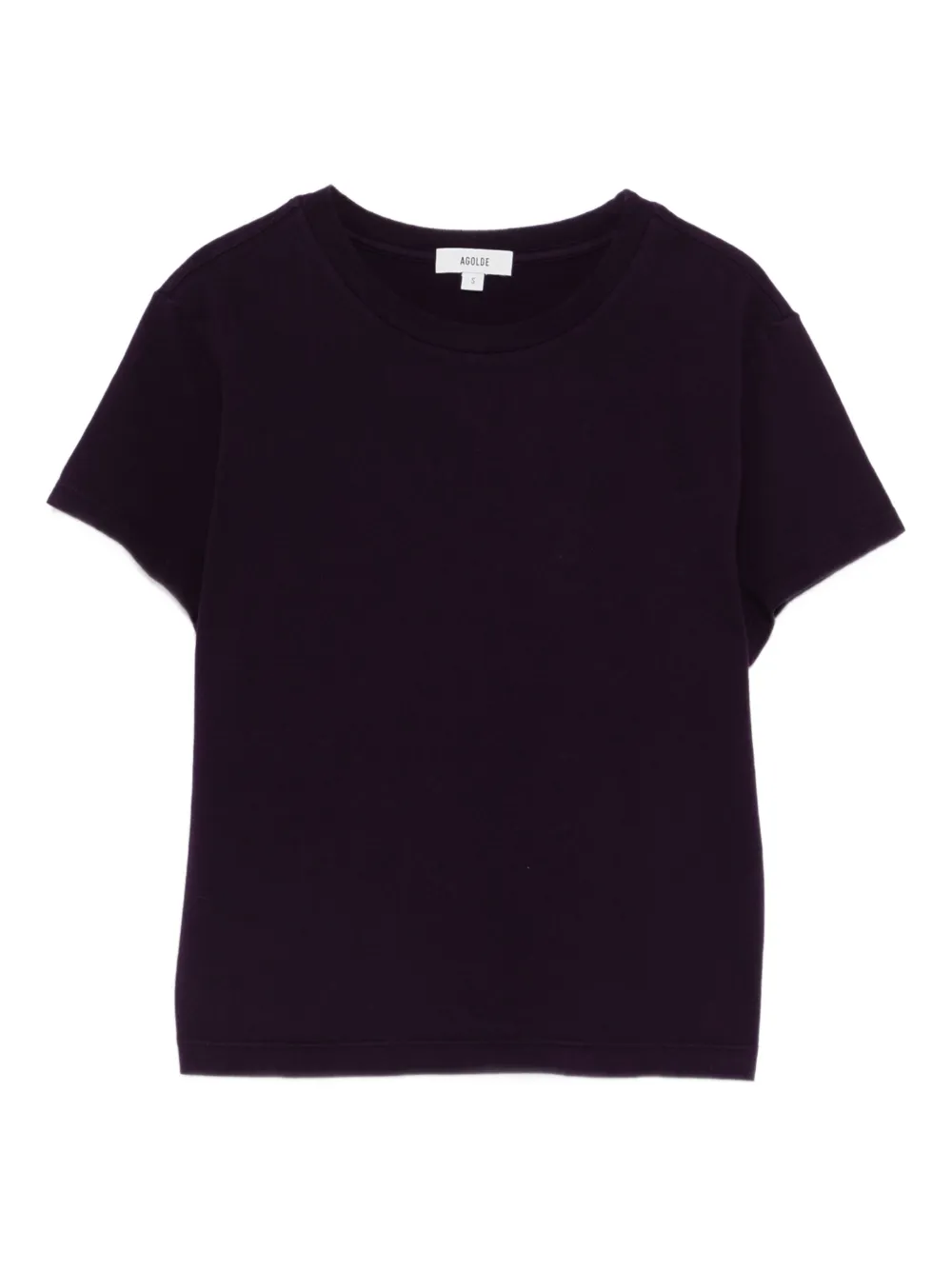 

Футболка Adine с круглым вырезом Agolde, фиолетовый