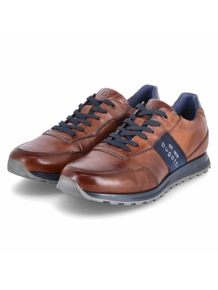 

Кроссовки на шнуровке Bugatti Low Sneaker, коричневый