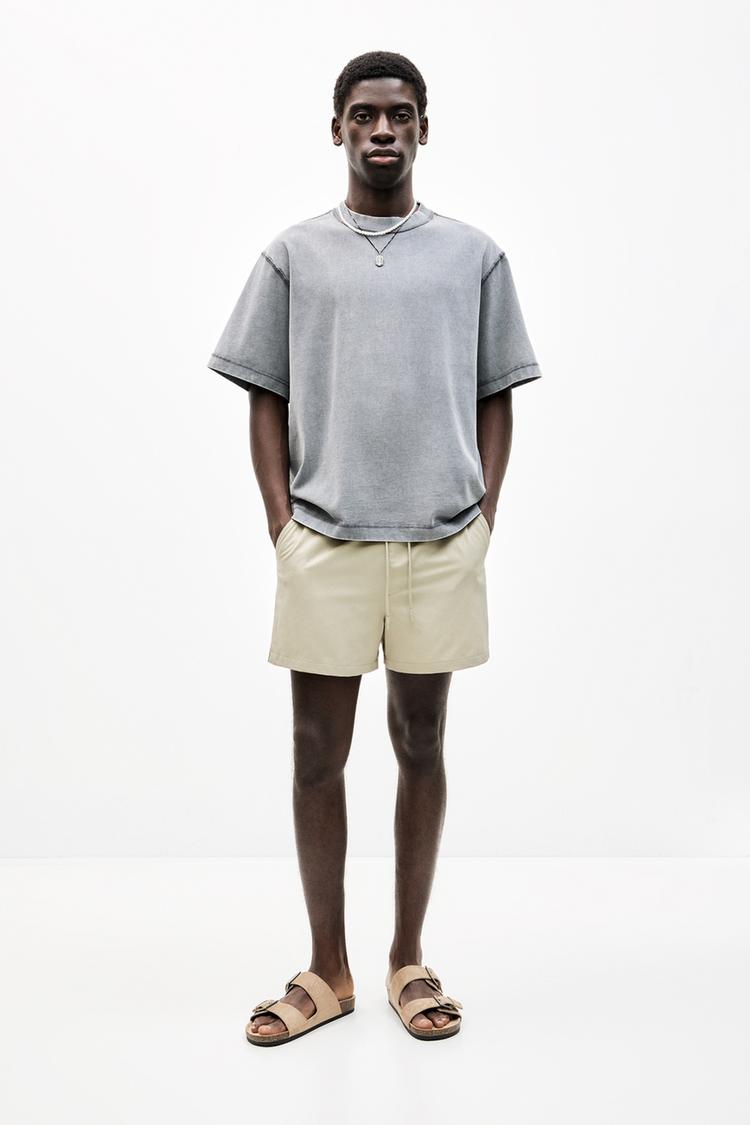 

Плавки из текстурированной ткани Pull And Bear, коричневый