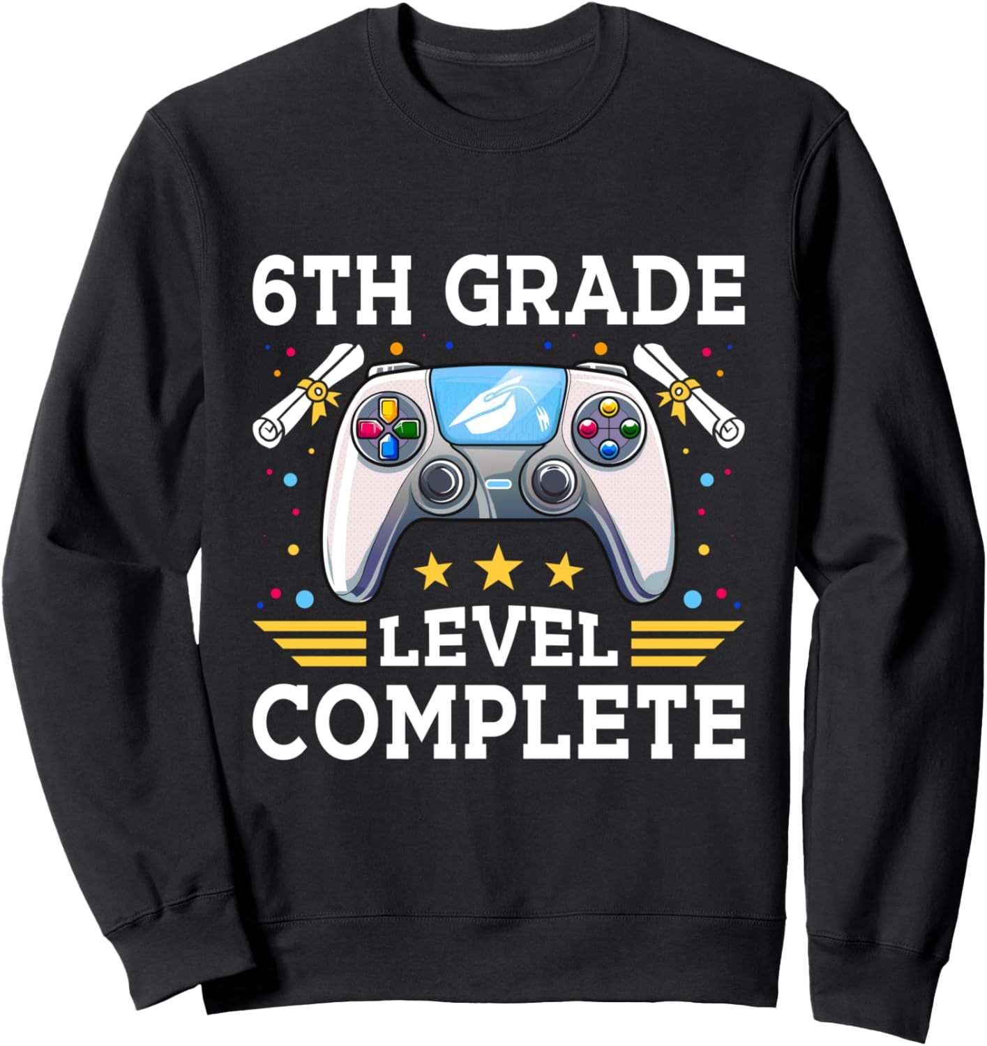 

Детская толстовка Complete Gamer Kids для мальчиков 6-го класса, выпуск 2023 года Class Of 2023 Cute Kids Happy Graduation Gift Shop, черный