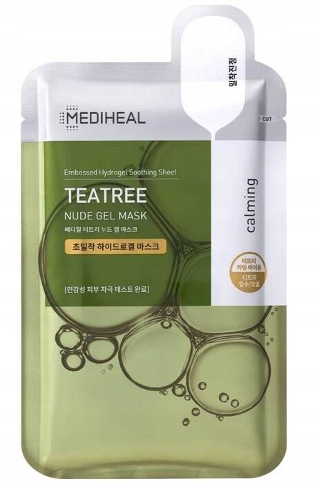 

Mediheal УСПОКАИВАЮЩАЯ ГИДРОГЕЛЕВАЯ МАСКА ДЛЯ ЛИЦА TEATREE 30 Г
