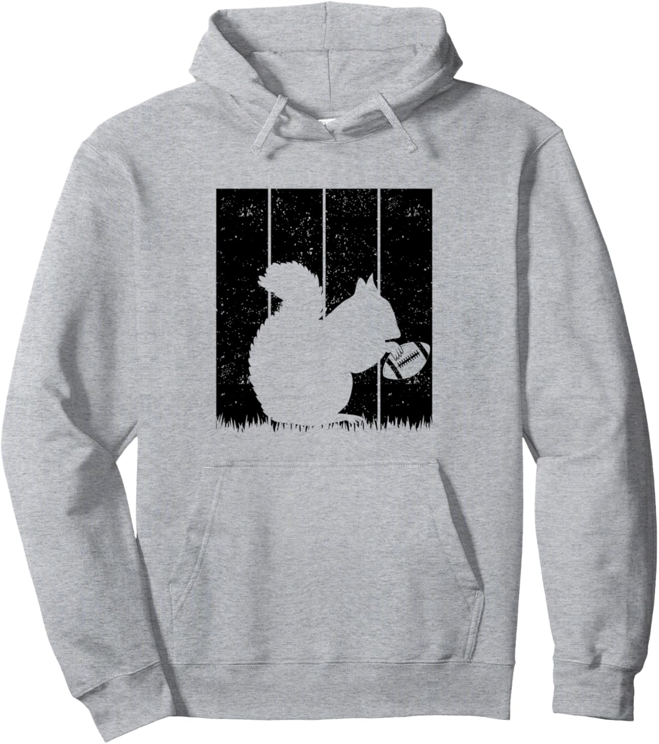 

Белка-регбист Белка-регбист Толстовка с изображением белки-регби Funny Rugby Squirrel, серый