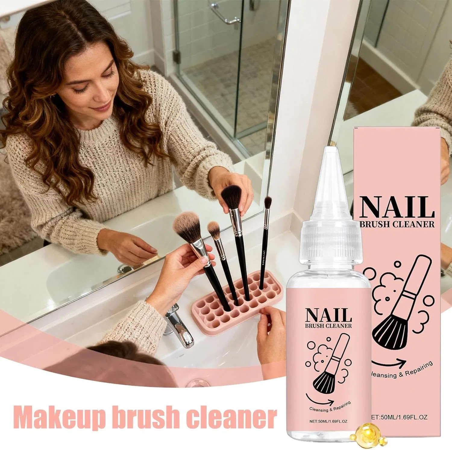 Очиститель для кистей Makeup Brush Cleaner — фото 2